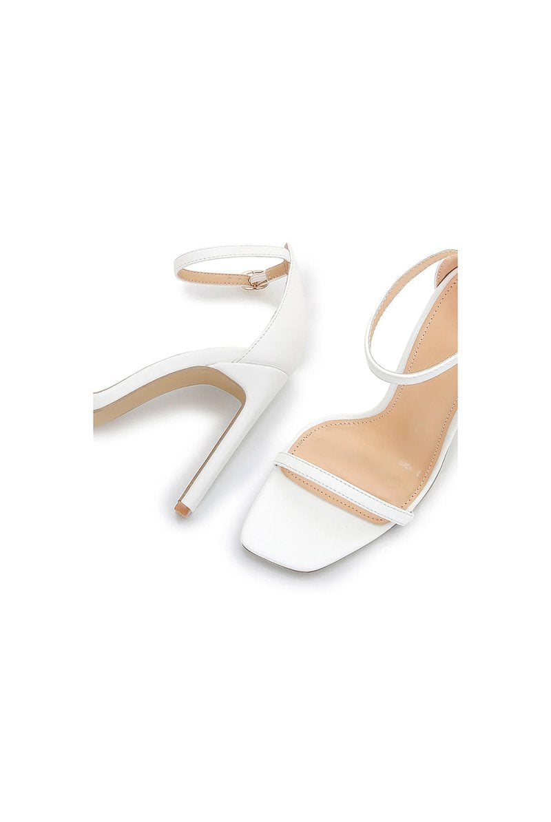 Outdoor Peep Toe Stiletto Heel Shoes With Buckle - KissProm