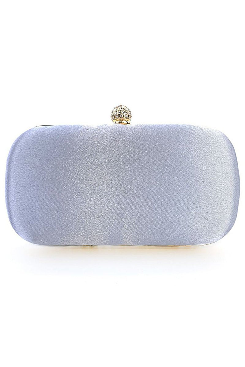 Pearl Rhinestone Beaded Square Handbag - KissProm