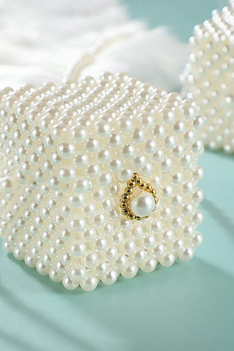Pearl Square Party Chain Handbag - KissProm