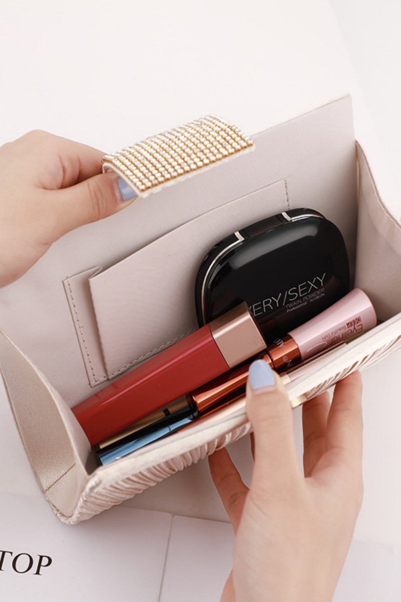 Pink Check Square Handbag - KissProm