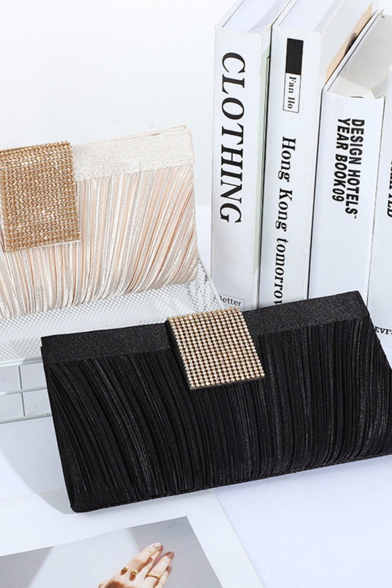 Pink Check Square Handbag - KissProm