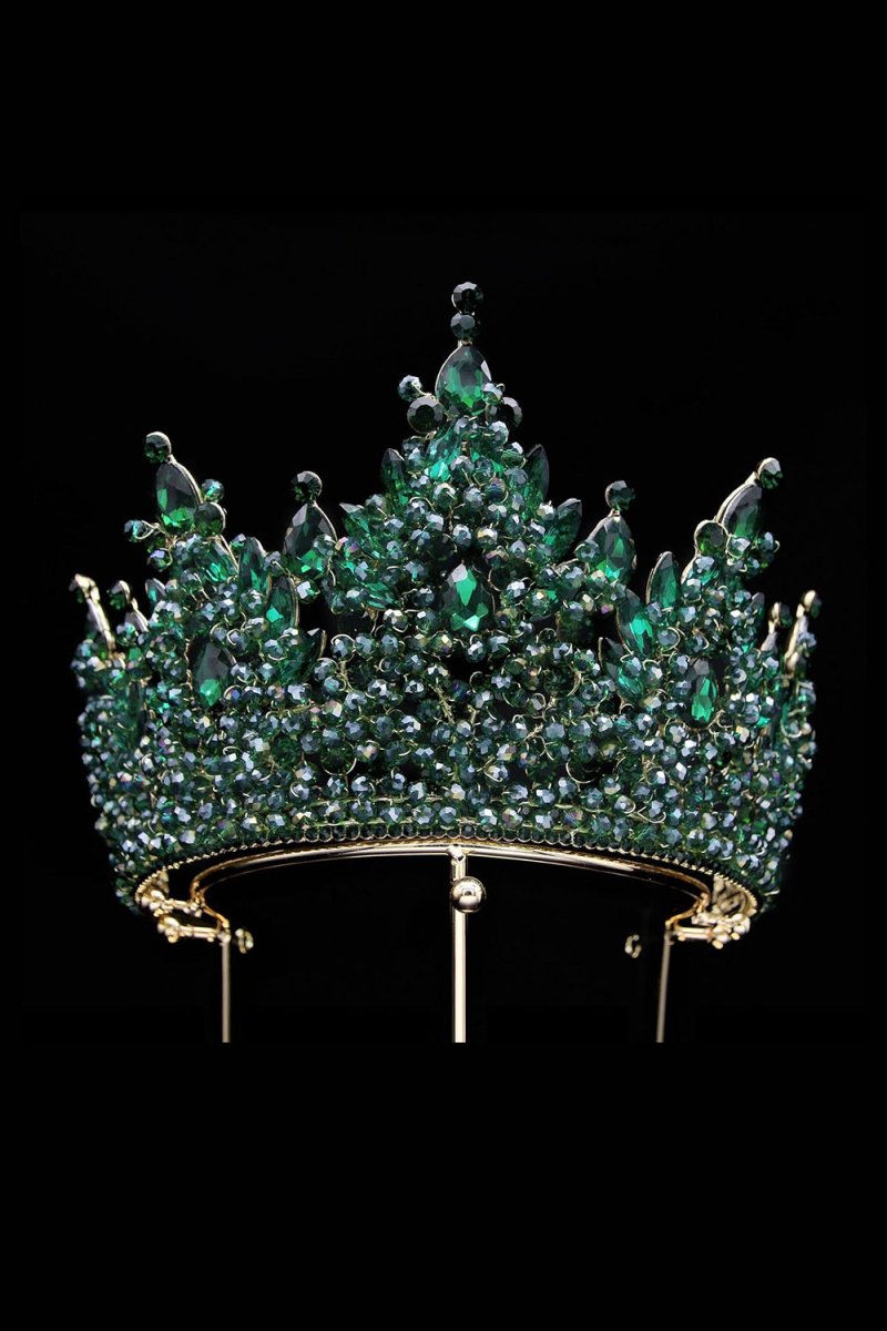 Pink Rhinestone Queen Tiara - KissProm