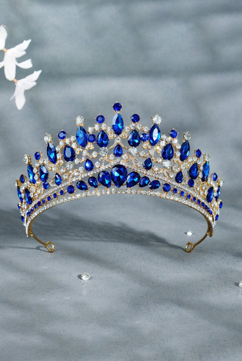 Purple Princess Rhinestone Crowns for Women - KissProm