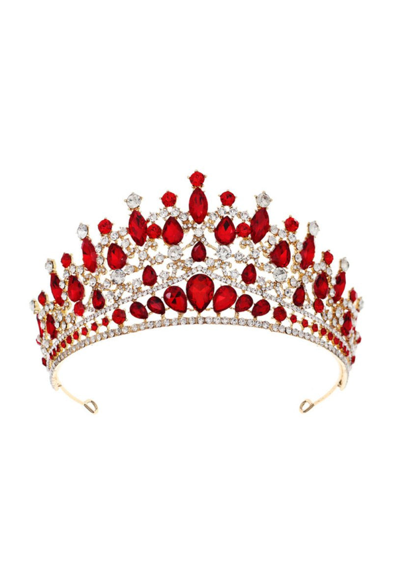 Purple Princess Rhinestone Crowns for Women - KissProm