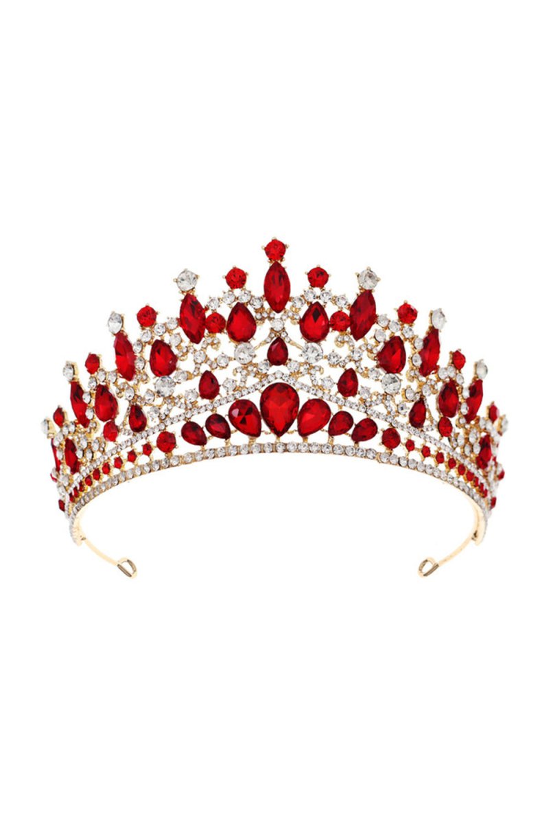 Purple Princess Rhinestone Crowns for Women - KissProm