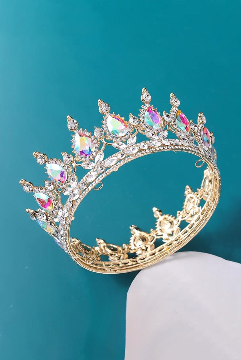 Queen Rhinestone Party Crowns - KissProm