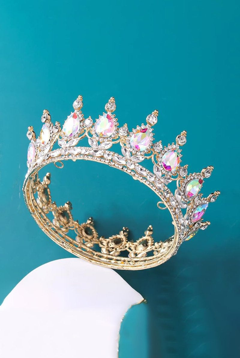 Queen Rhinestone Party Crowns - KissProm