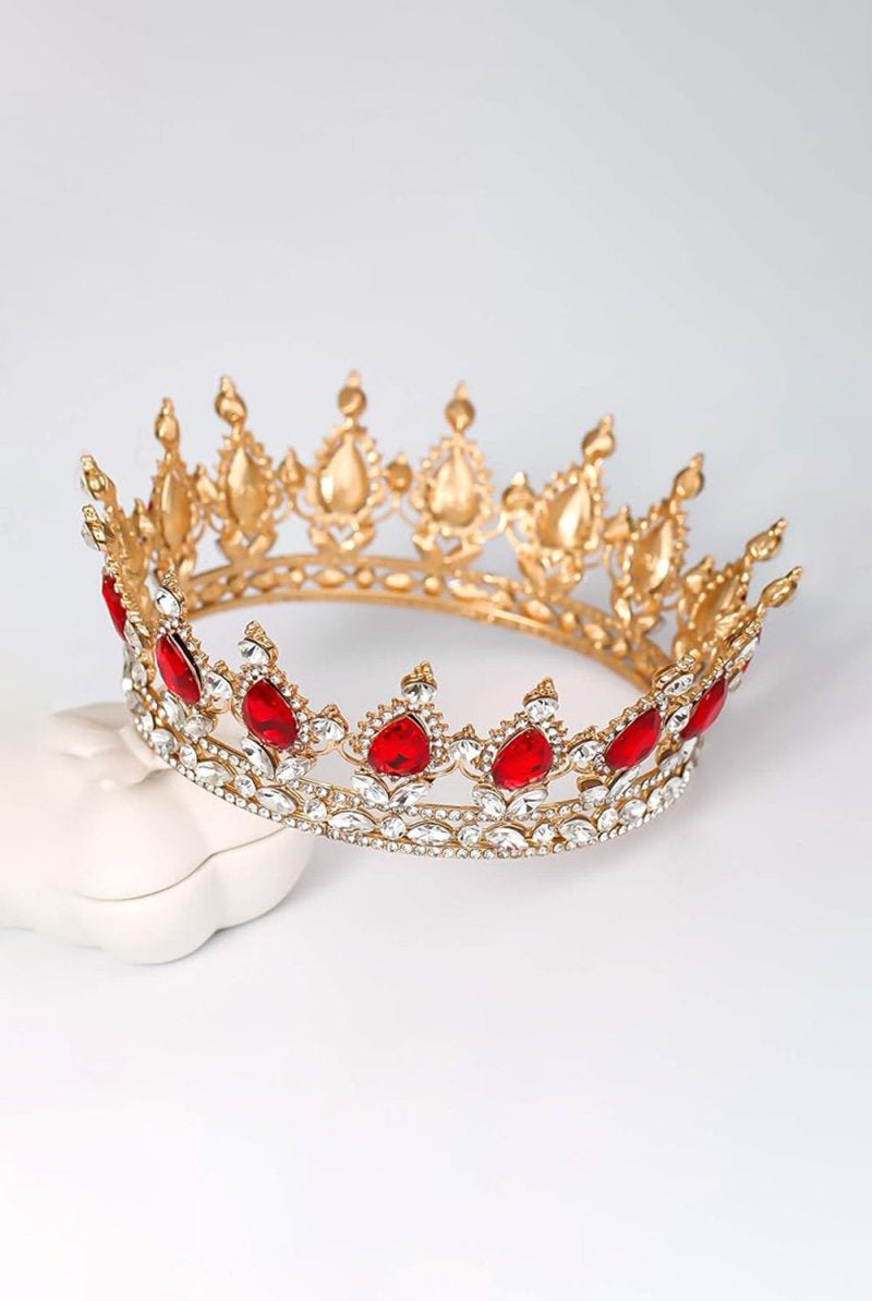 Queen Rhinestone Party Crowns - KissProm