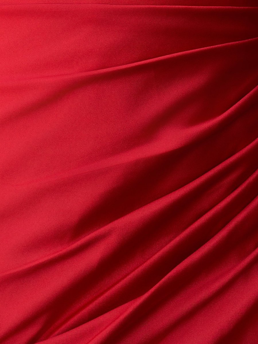 Gia |Sheath Deep V Neck Pleated Satin Homecoming Dress