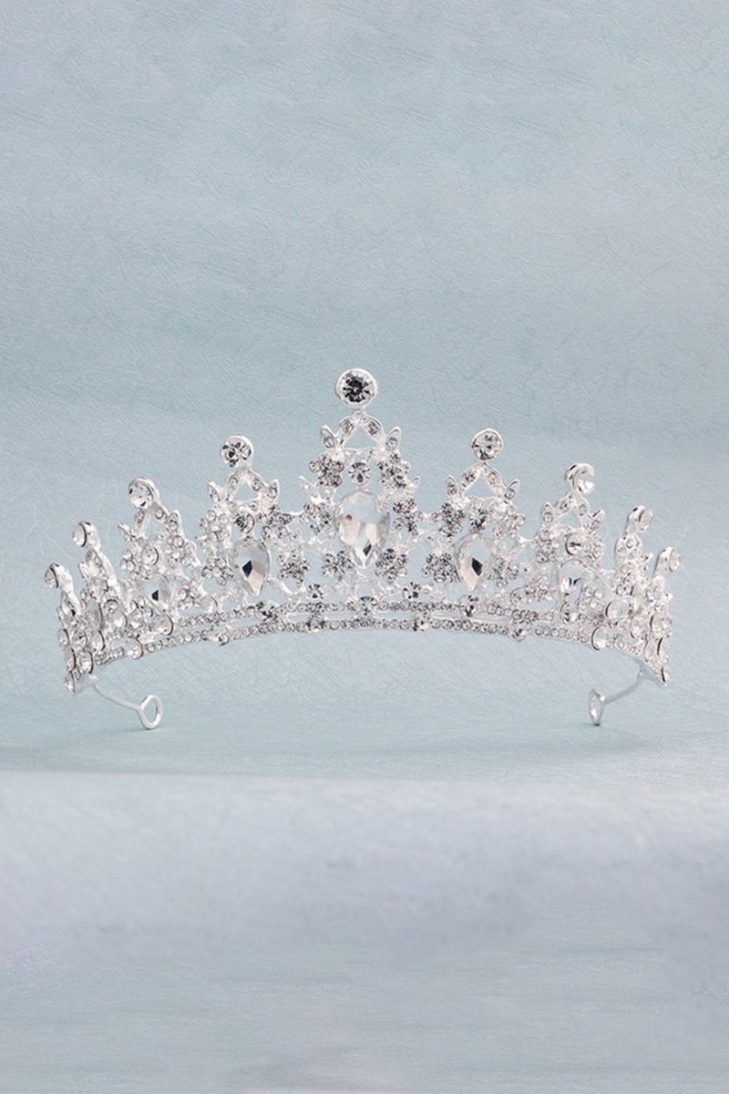 Women’s Gold Princess Rhinestone Crowns - KissProm