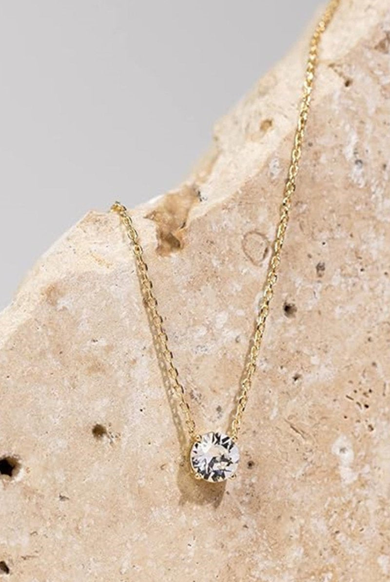 Round Zircon Necklace