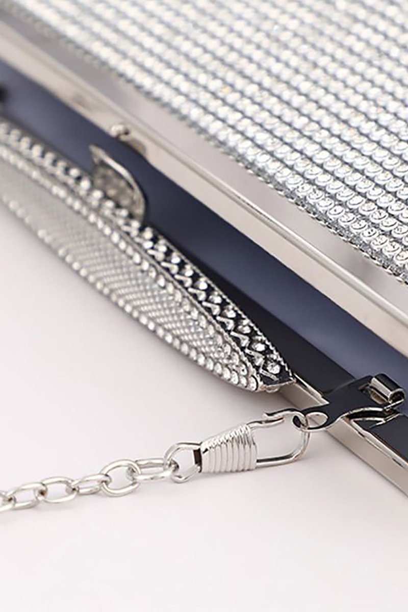Sequins Chain Square Party Handbag - KissProm