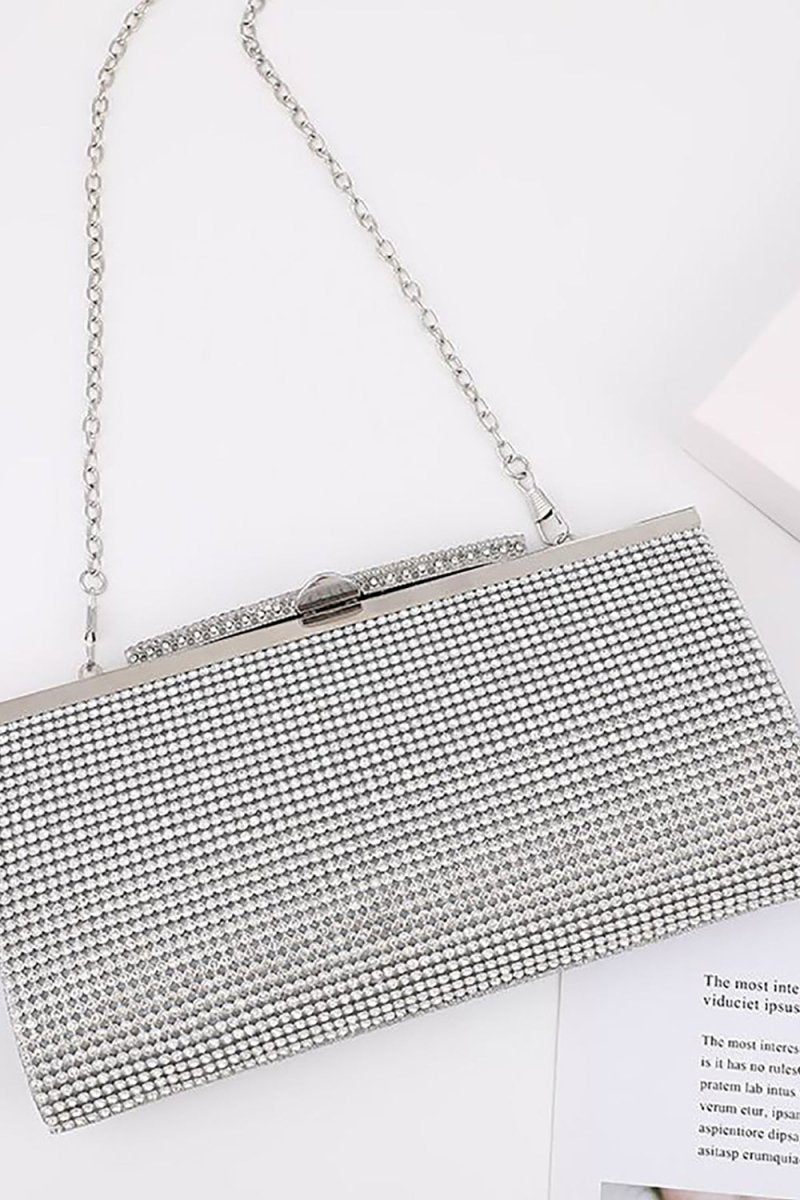 Sequins Chain Square Party Handbag - KissProm