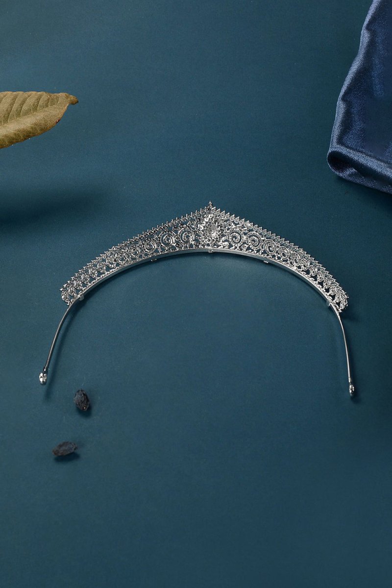 Silver Eternal Zircon Tiara - KissProm