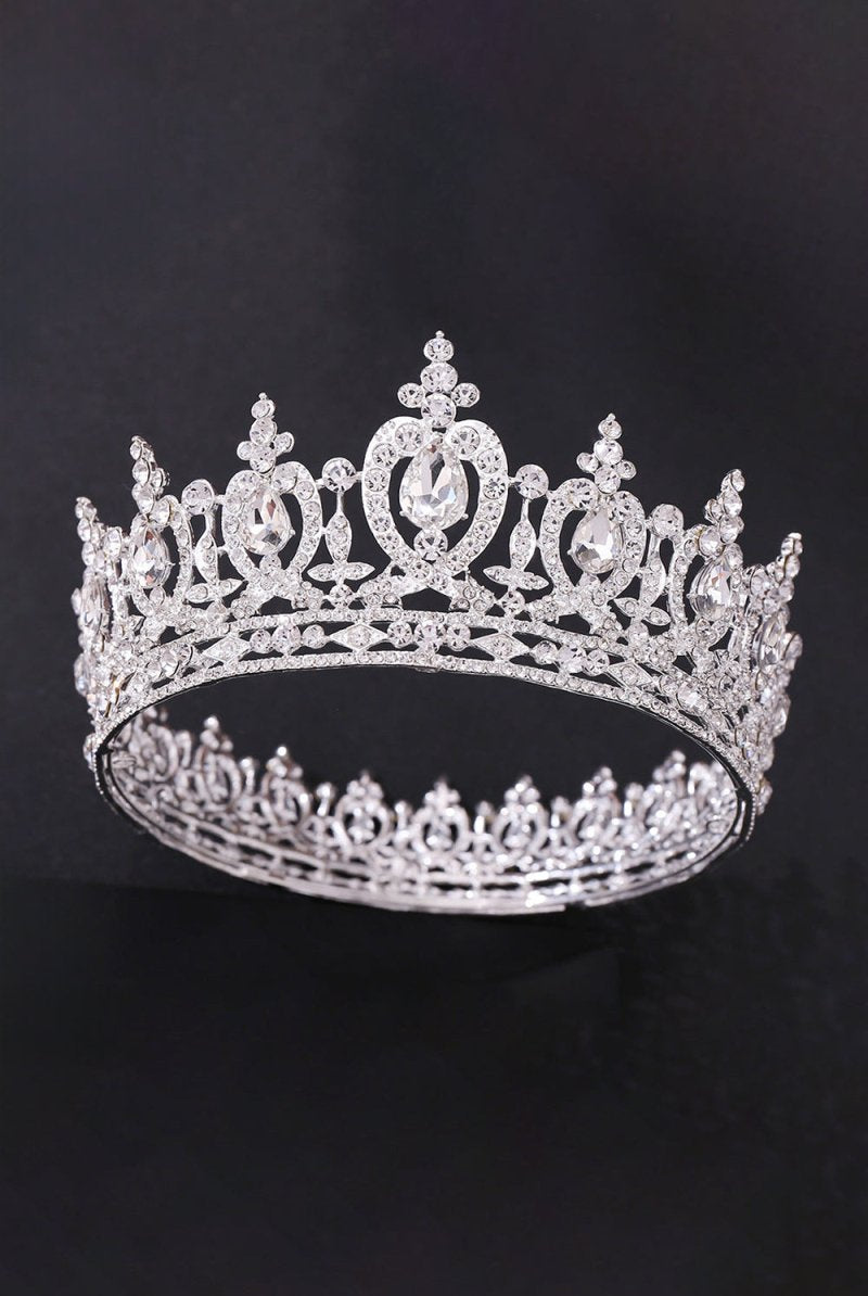 Silver Majestic Vintage Bridal Tiara - KissProm