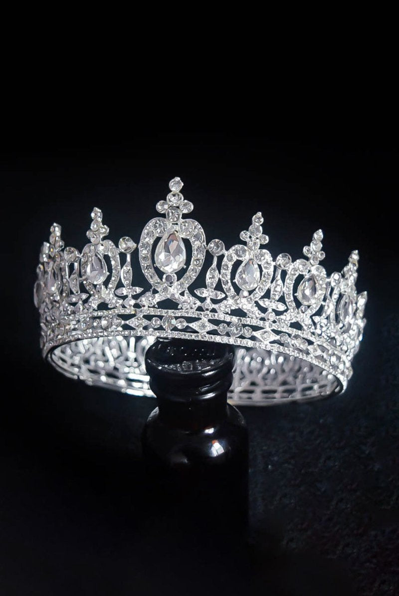 Silver Majestic Vintage Bridal Tiara - KissProm