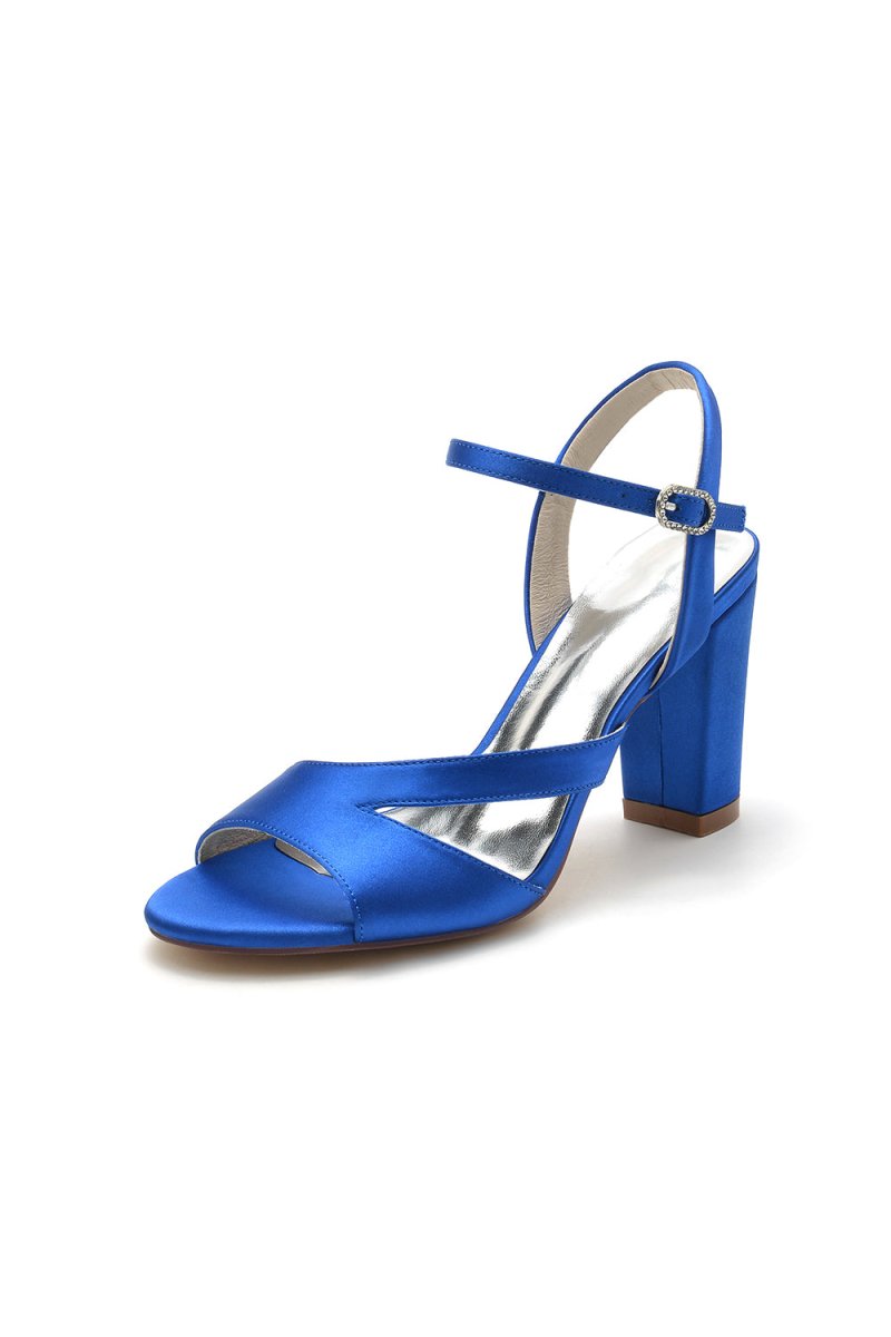 Elastic Straps Open Toe Heel