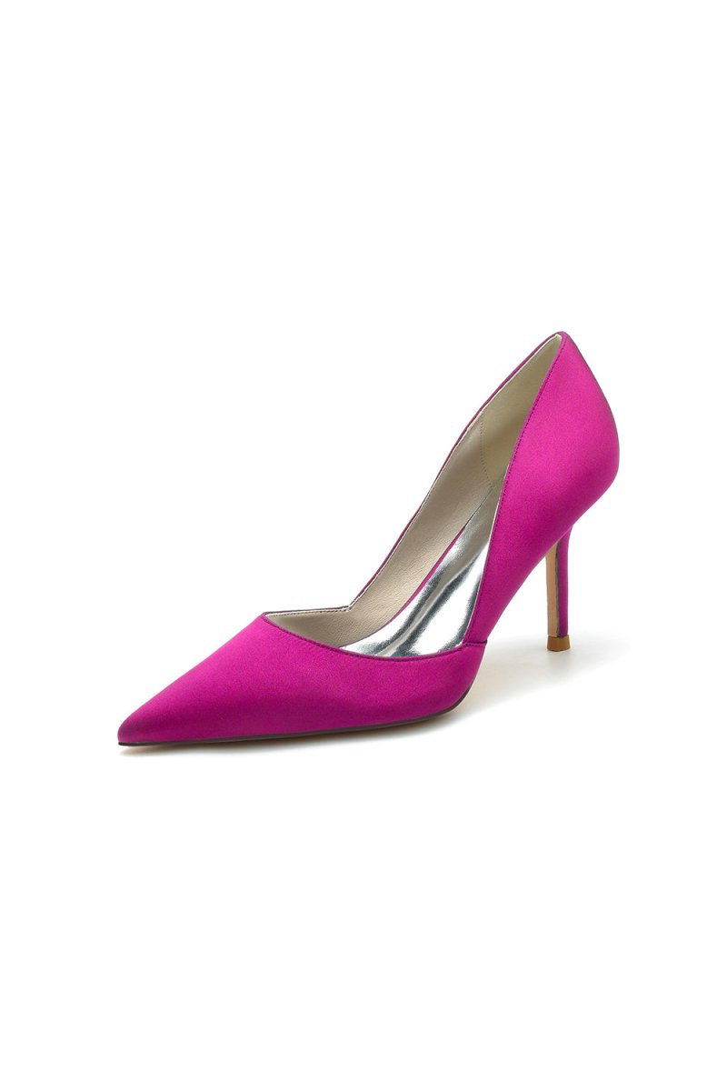 Simple Pointed Toe High Heels - KissProm