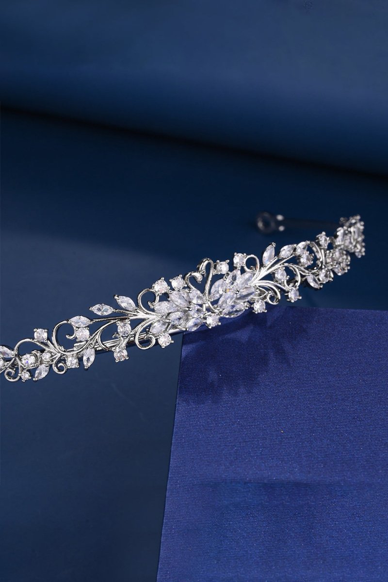 Simple Rhinestone Crown For Women - KissProm