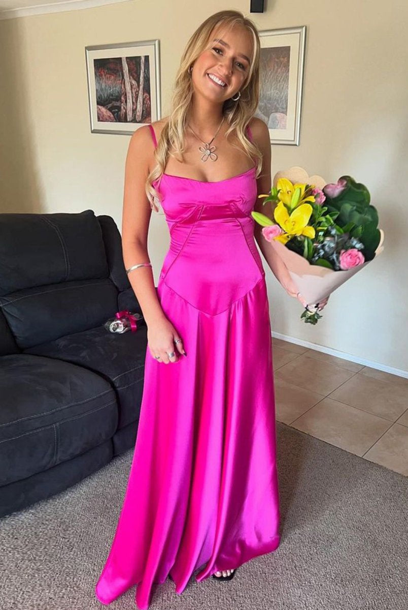 Skye | Lavender Straps A-line Long Formal Dress