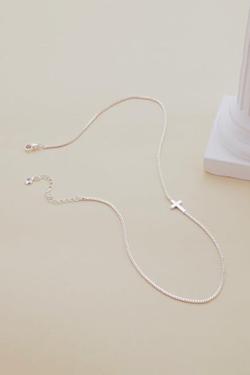 Small Cross Pendant Necklace