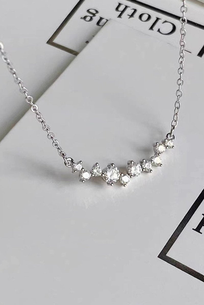 Smile Diamond Pendant Necklace - KissProm