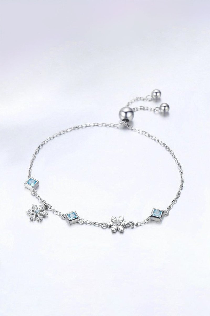 Snowflower Bolo Bracelet Bridesmaid Gift - KissProm