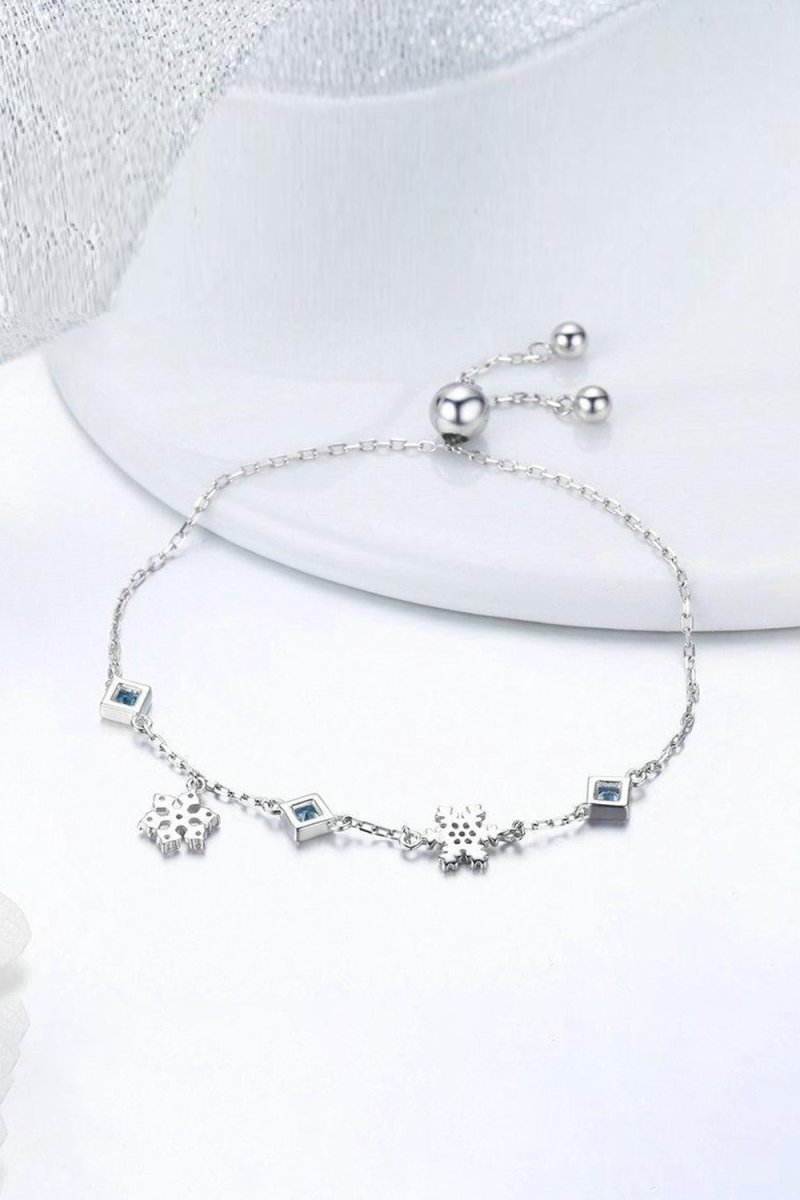 Snowflower Bolo Bracelet Bridesmaid Gift - KissProm