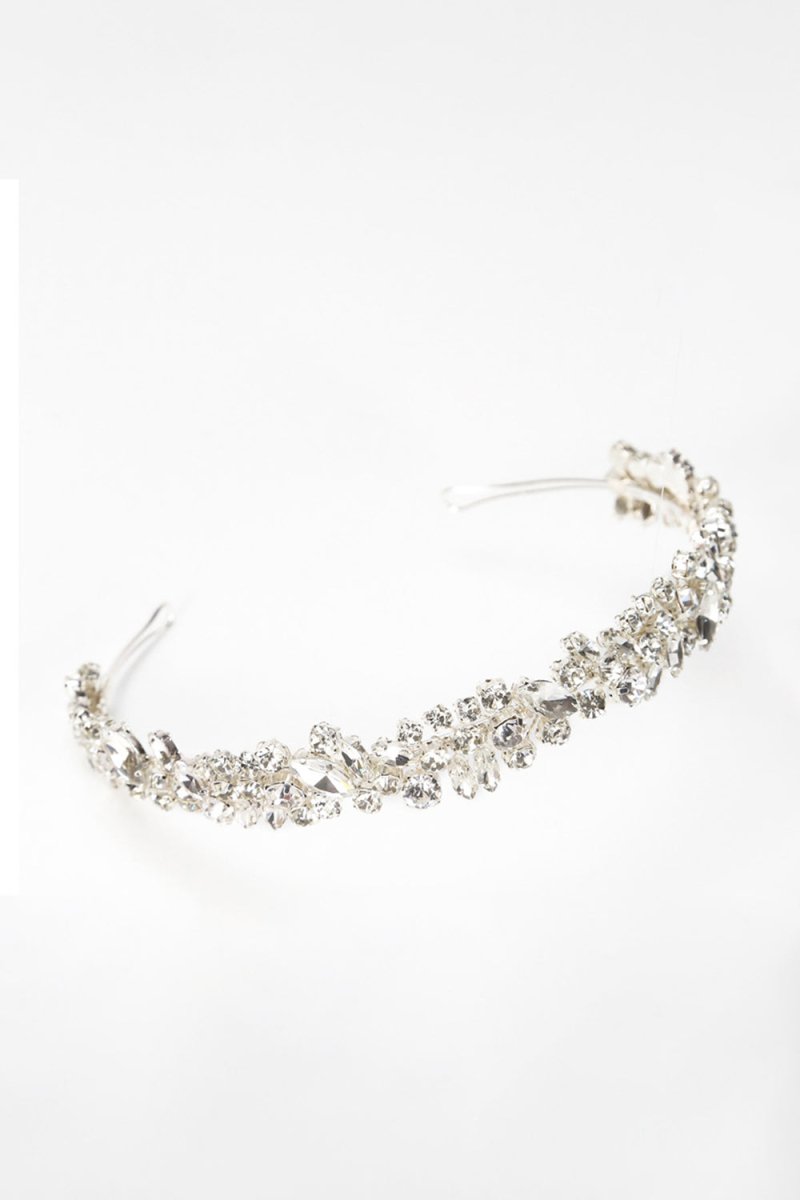 Sparkle Teardrop Rhinestone Princess Crown - KissProm