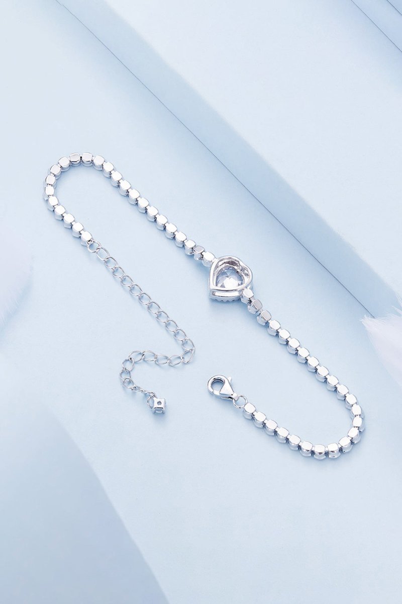 Sparkling Heart Bracelet - KissProm