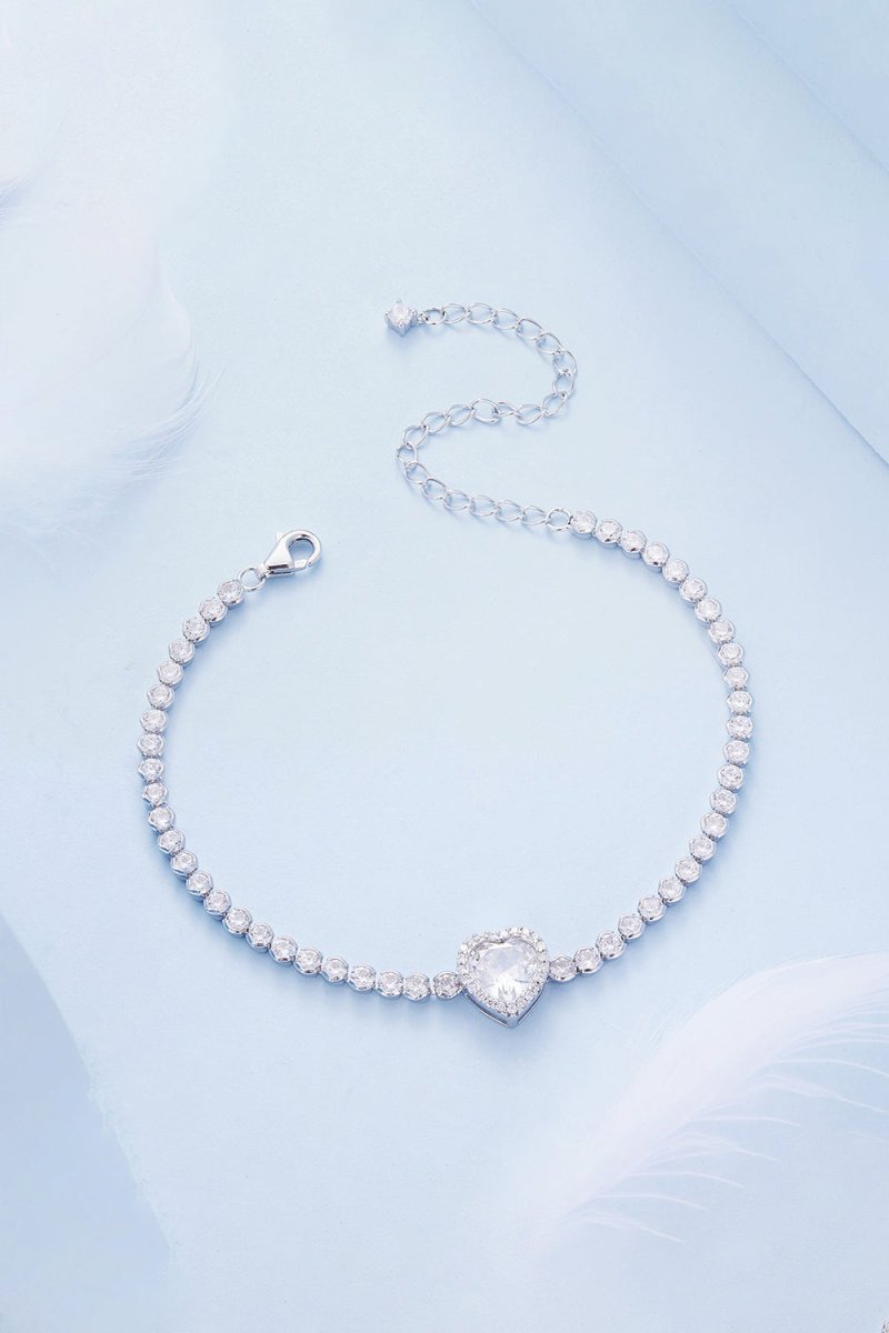 Sparkling Heart Bracelet - KissProm