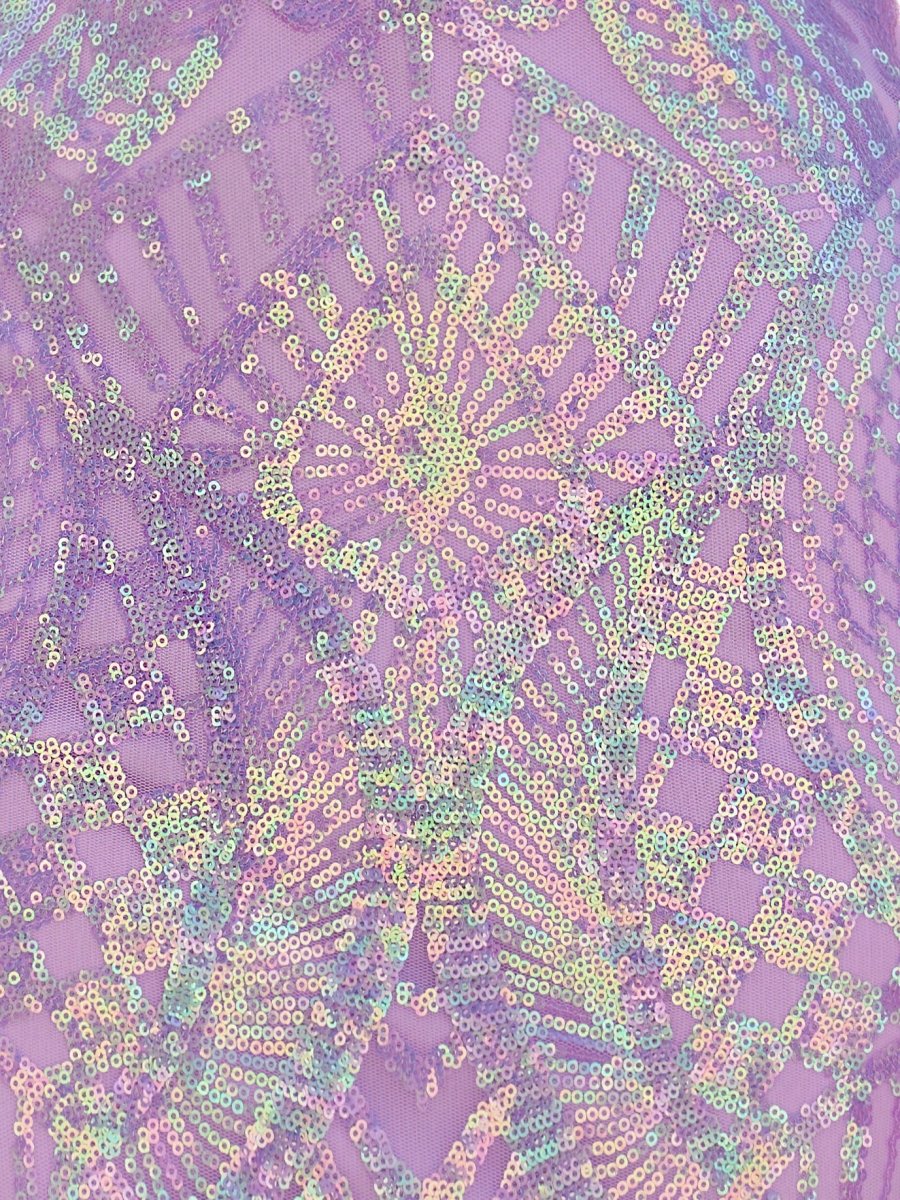 Marcella | Sparkly Lavender Sequin Backless Tight Short Homecoming Dress