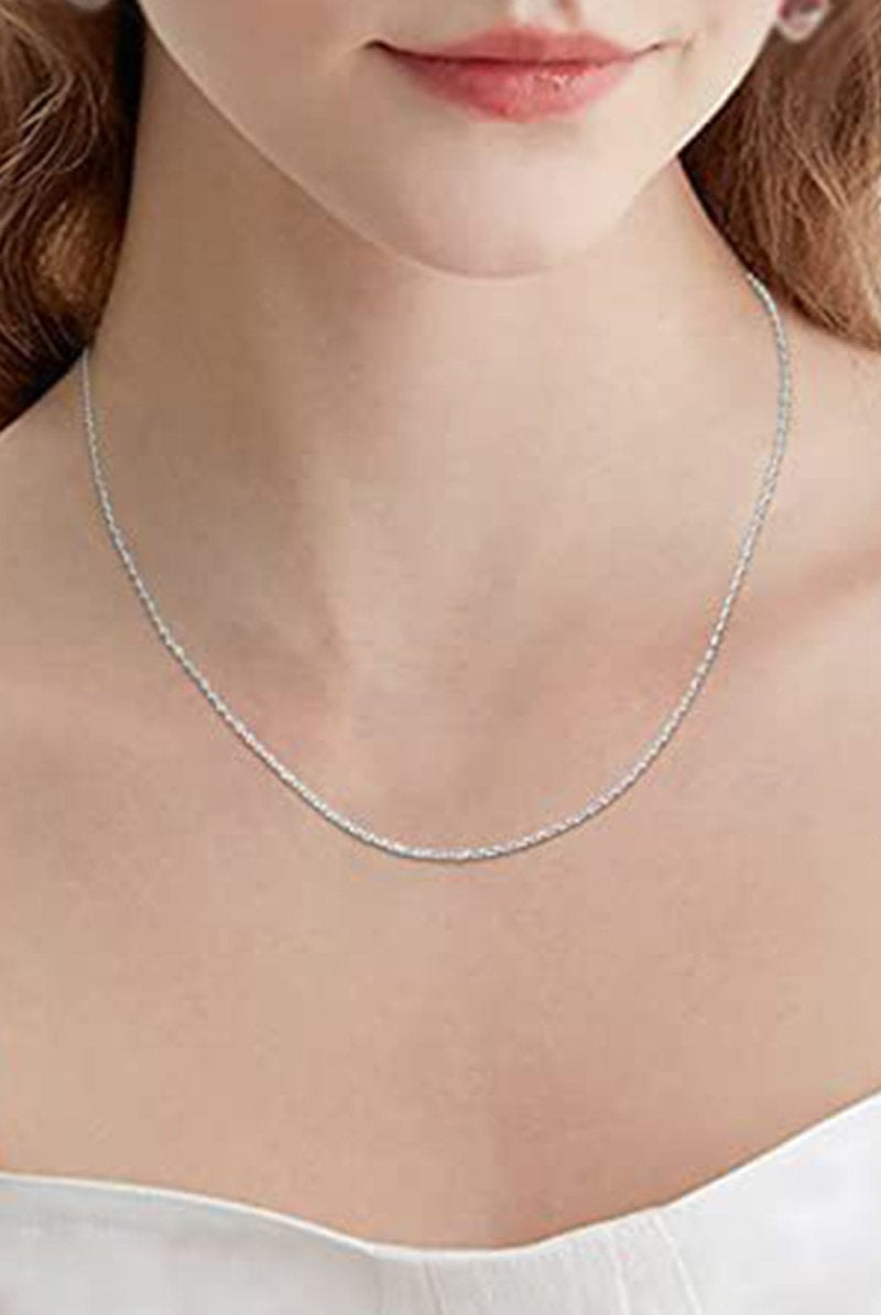 Spring Clasp Oval Plate Necklace - KissProm