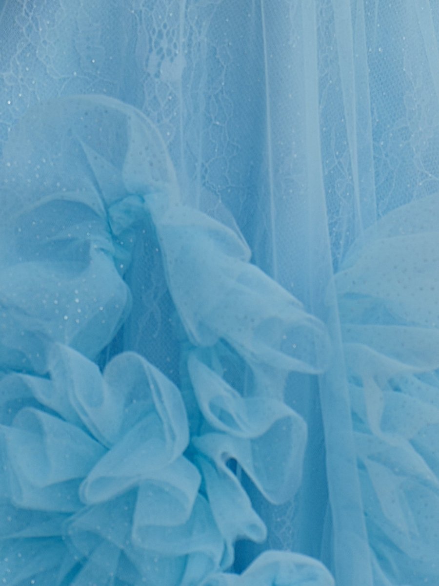 Yara | A-Line V Neck Short Tulle Homecoming Dress