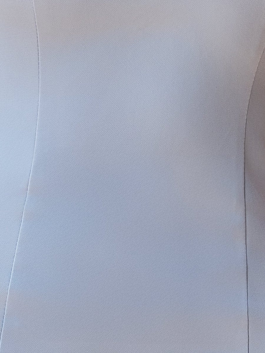 Ulirae | Sky Blue - Strapless Satin Sheath Short Homecoming Dresses With Flowers