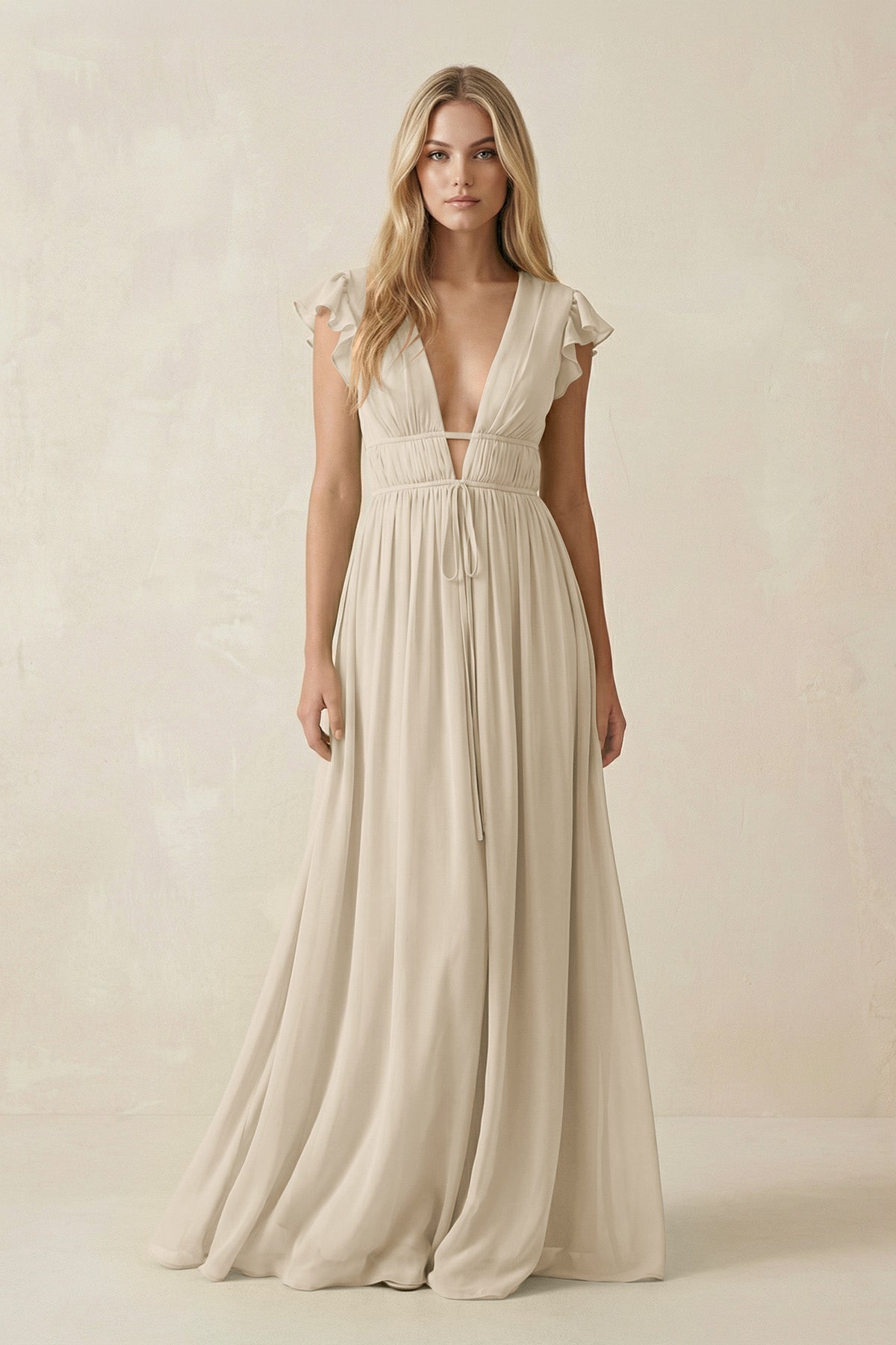 cap sleeve bridesmaid dress KissProm V-Neck A-Line Chiffon Sleeves in Champagne, Champagne / 16 day wear truefit:root:nellie-mini-dress-black-floral The iconic little black Color:Liz Floral
