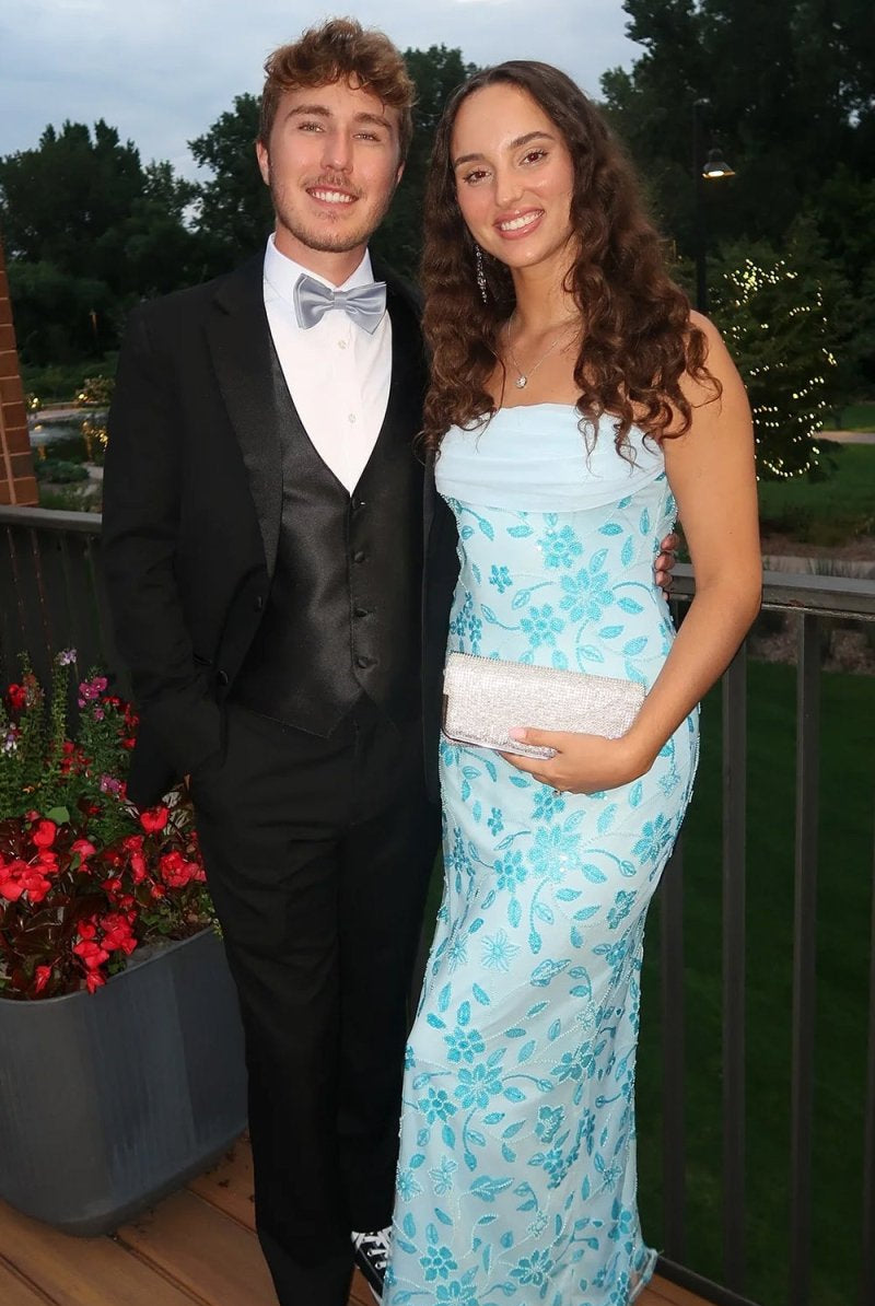 Varelia | Blue - Strapless Sheath Floral Sequins Long Prom Dresses - KissProm