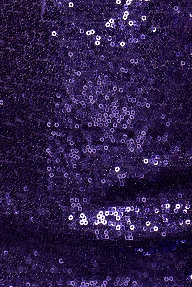 Verona | Two - Piece Feathered Bodice Purple Cocktail Dress - KissProm