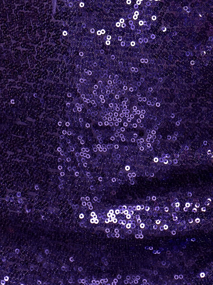 Verona | Two - Piece Feathered Bodice Purple Cocktail Dress - KissProm