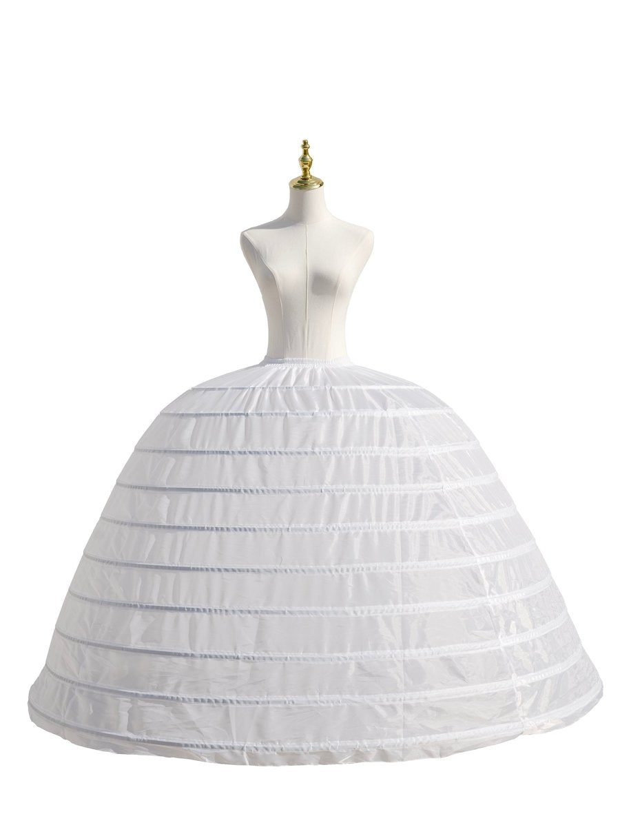 open lace back dress Women Super Deluxe 9 Hoop Petticoats
