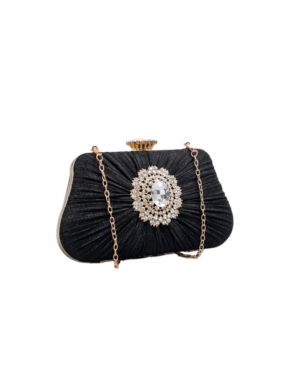 Women’s Large Rhinestone Evening Clutch Bags - KissProm