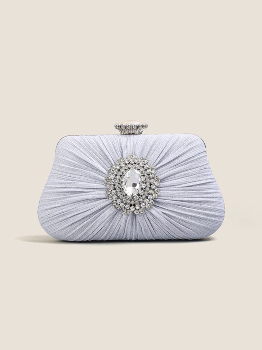 Women’s Large Rhinestone Evening Clutch Bags - KissProm