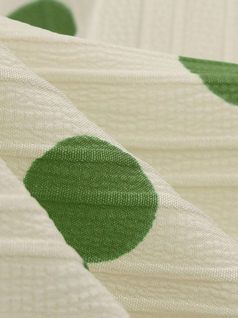 Polka Dots Halter Audrey Hepburn Style 1950S Vintage Dress With Bow Backless - KissProm