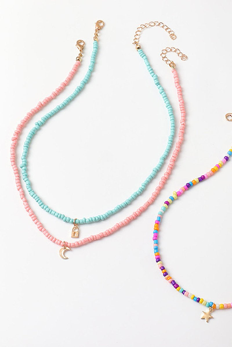 Three - color Boho Style Necklace - KissProm