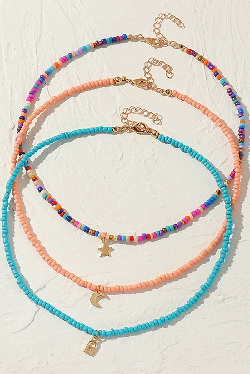 Three - color Boho Style Necklace - KissProm