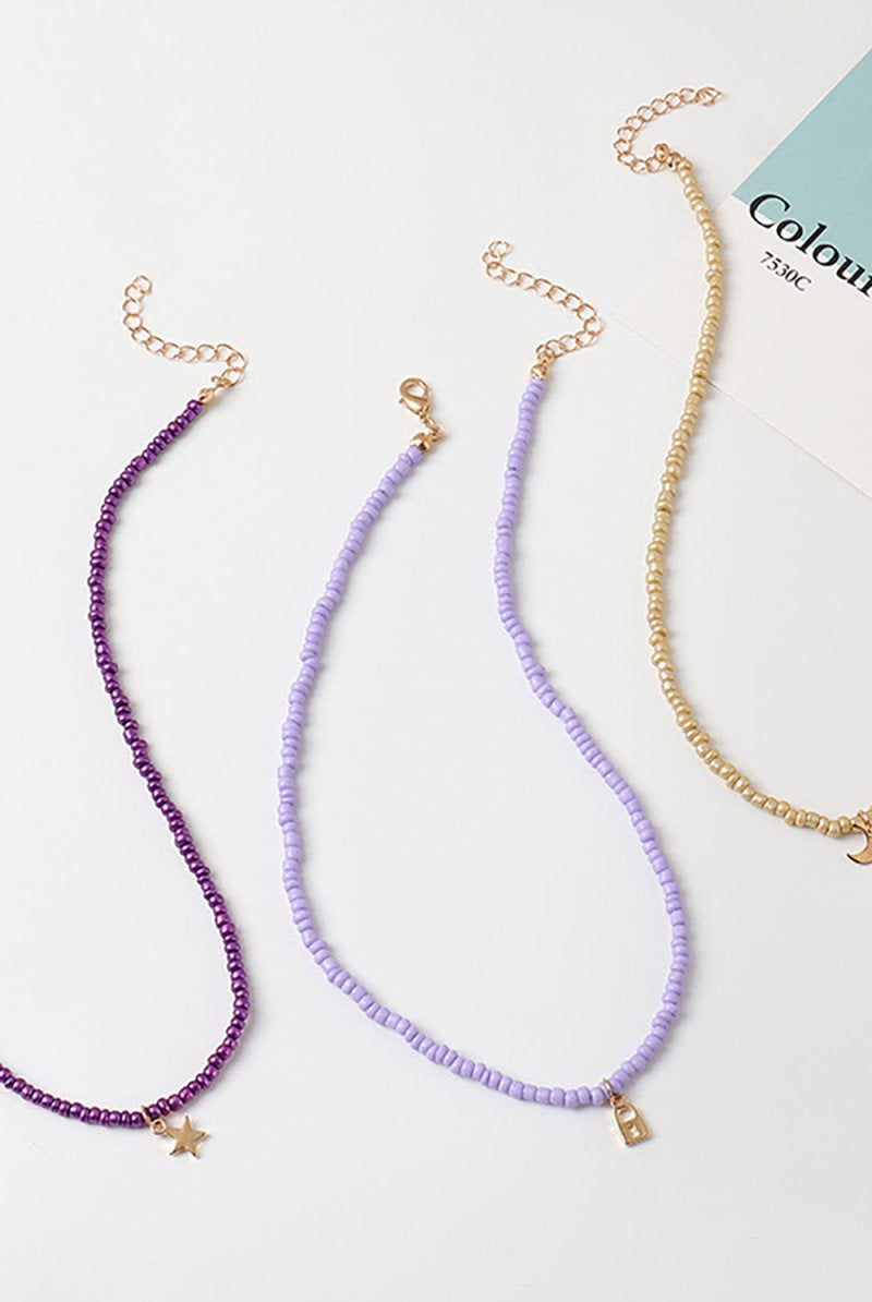 Three - color Boho Style Necklace - KissProm