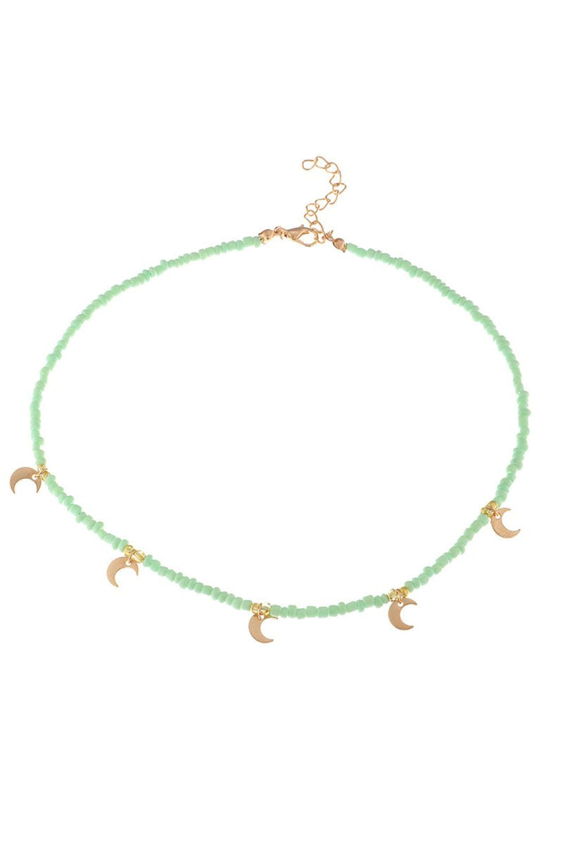 Blue Boho Style Necklace With Stars - KissProm