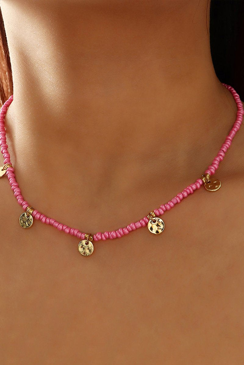 Blue Boho Style Necklace With Stars - KissProm