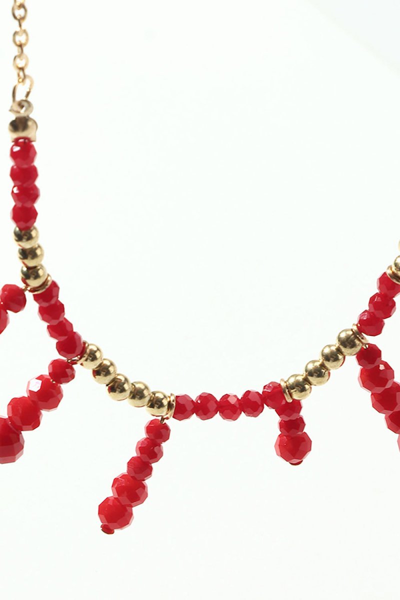 Boho Style Red Necklace - KissProm