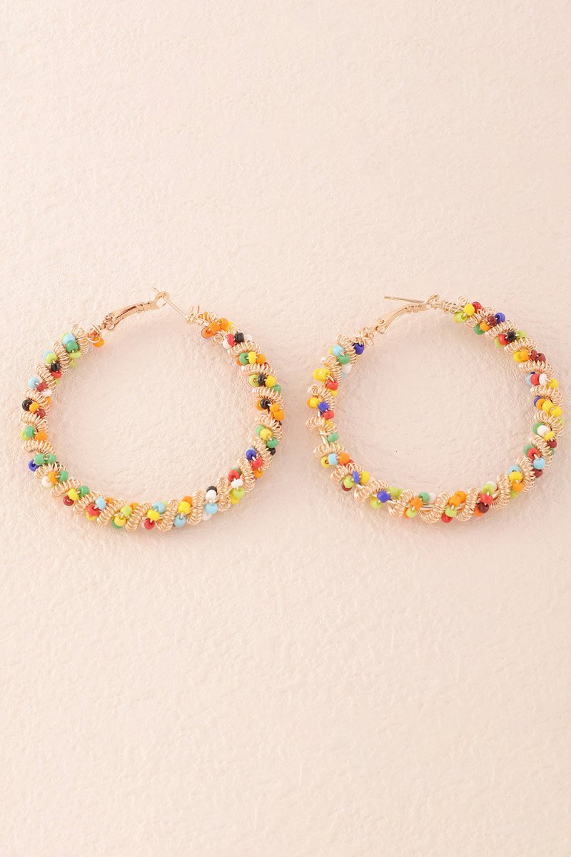 Colorful Loop Boho Style Earrings - KissProm